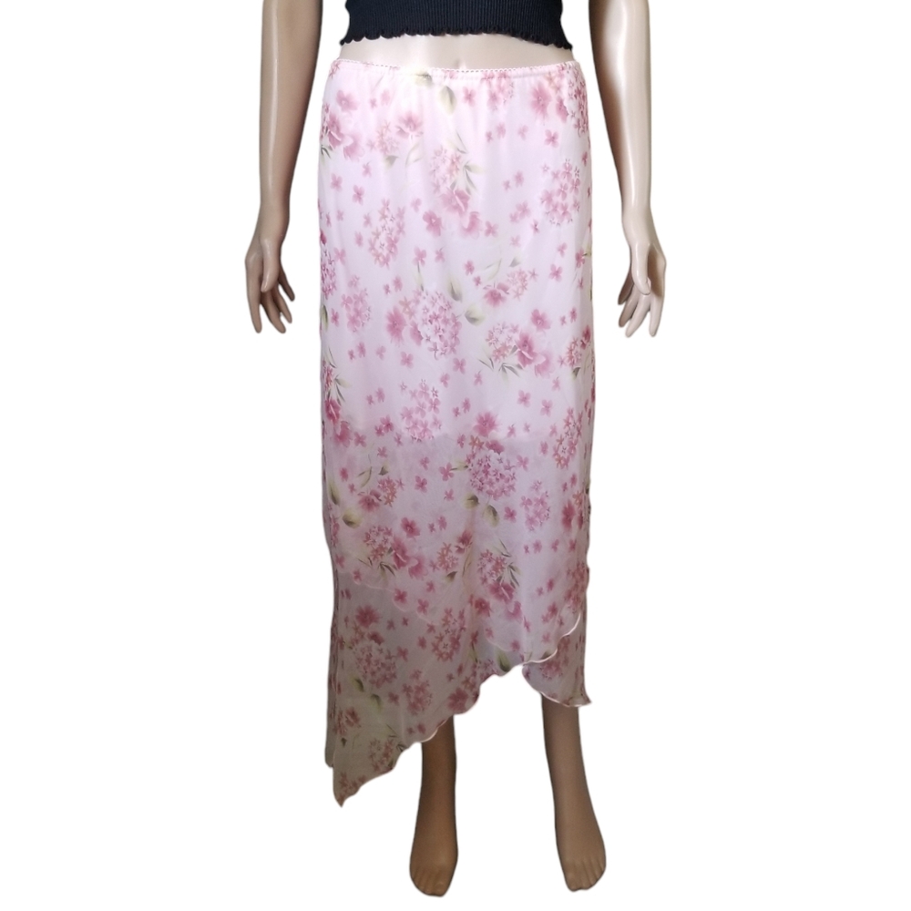 Vintage Mariposa Floral Maxi Skirt